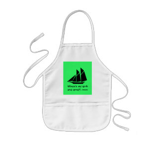 Delantal Infantil Ocean Glow_Clipper "Grub & Grog"