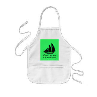 Delantal Infantil Ocean Glow_Clipper "Grub & Grog"