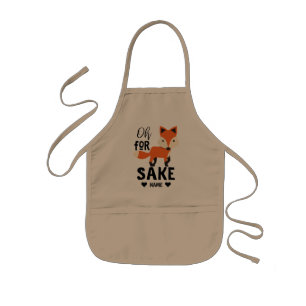 Delantal Infantil Oh Por Fox Sake