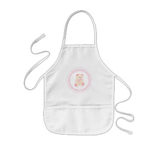 Delantal Infantil Oso de peluche femenino