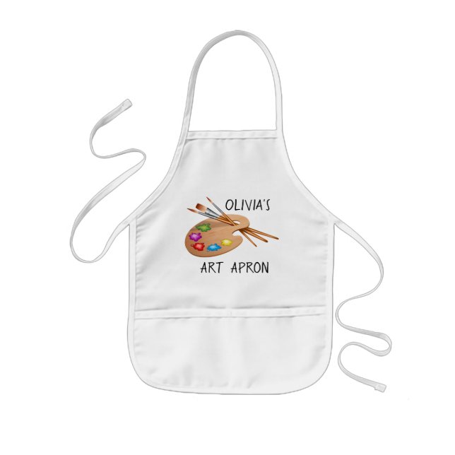 Delantal Infantil Paint and Pallet (Frente)