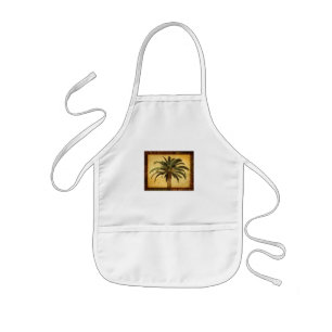 Delantal Infantil Palmera tropical del vintage