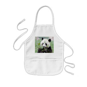 Delantal Infantil Panda gigante de Apron Photo , animales 0084.