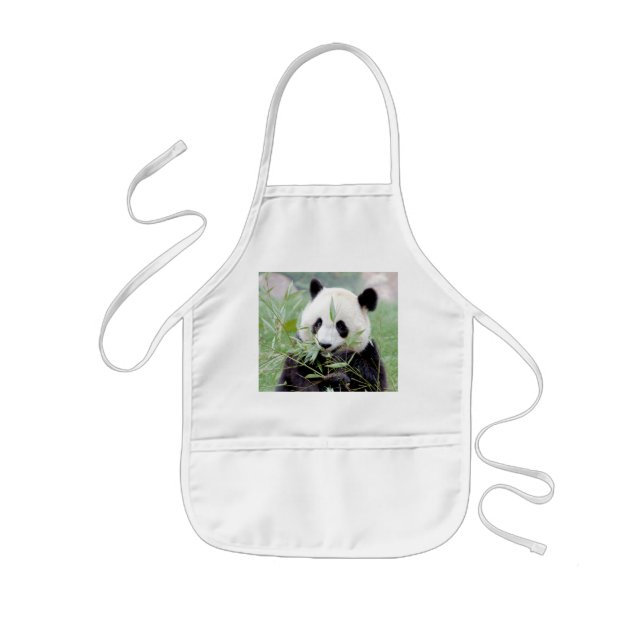 Delantal Infantil Panda gigante de Apron Photo , panda geant. animal (Frente)