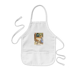 Delantal Infantil Papel de cocinero de cocineros de chicles blancos