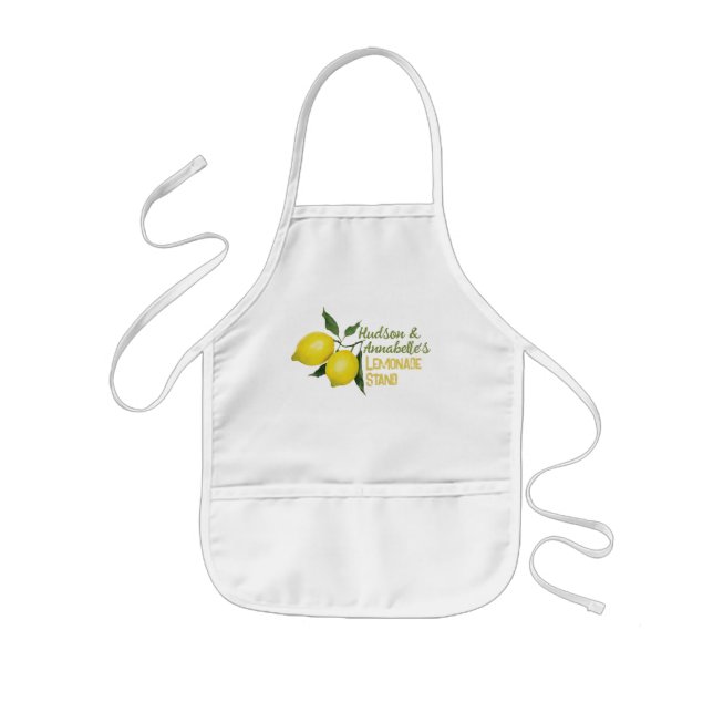 Delantal Infantil Paro de lemonade para niños divertidos personaliza (Frente)