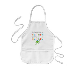 Delantal Infantil Pascua "La mesa de los niños" Apron estándar