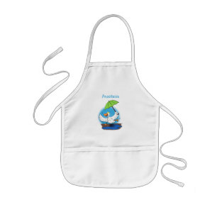 Delantal Infantil Pato gracioso con personalizado bailarín de paragu