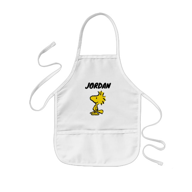 Delantal Infantil Patrón de diseño clásico de Woodstock (Frente)