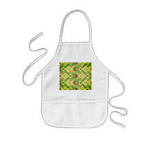 Patrón verde y marrón