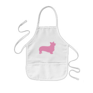 Delantal Infantil Pembroke Welsh Corgi (rosa)