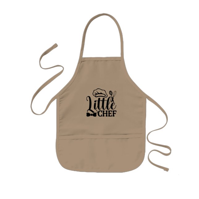 Delantal Infantil Pequeño Chef (Frente)