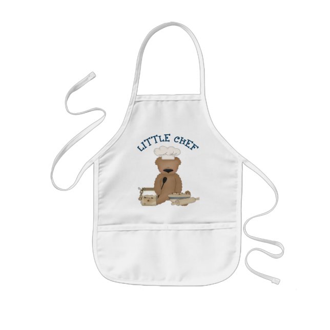 Delantal Infantil Pequeño Chef Aprons (Frente)