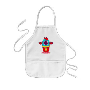 Delantal Infantil Pequeño Monstruo