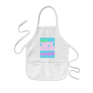 Delantal Infantil Pequeño monstruo abstracto - niños Apron