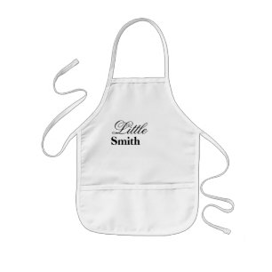Delantal Infantil Pequeño Smith Nombre Personalizado