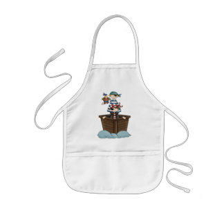 Delantal Infantil Pequeños piratas