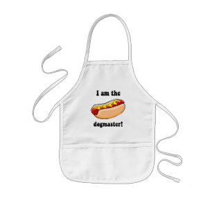 Delantal Infantil Perrito caliente divertido