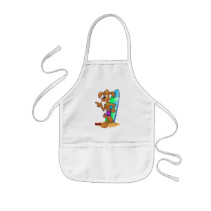 DELANTAL INFANTIL PERRO SURFER