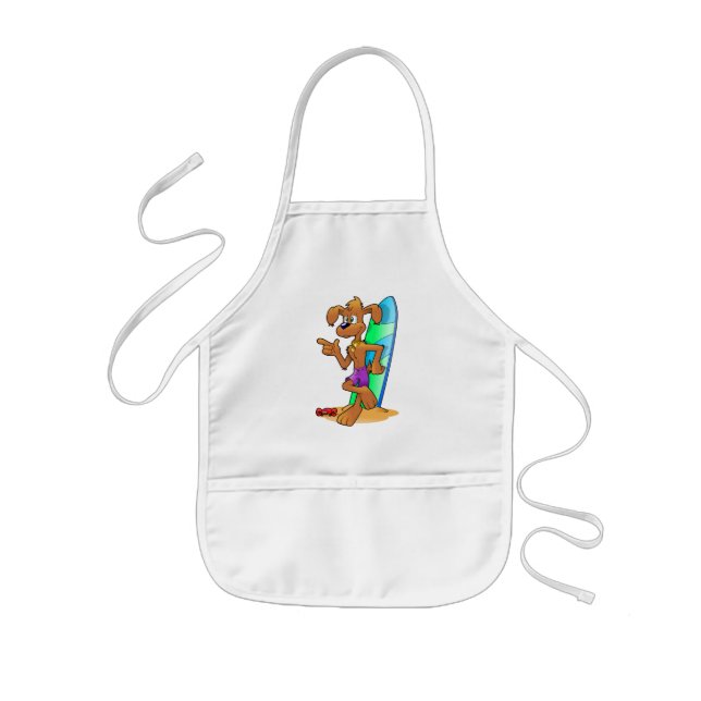 DELANTAL INFANTIL PERRO SURFER (Frente)