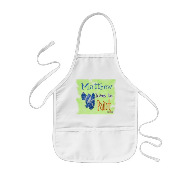 Delantal Infantil Personaliza tu padre (Frente)