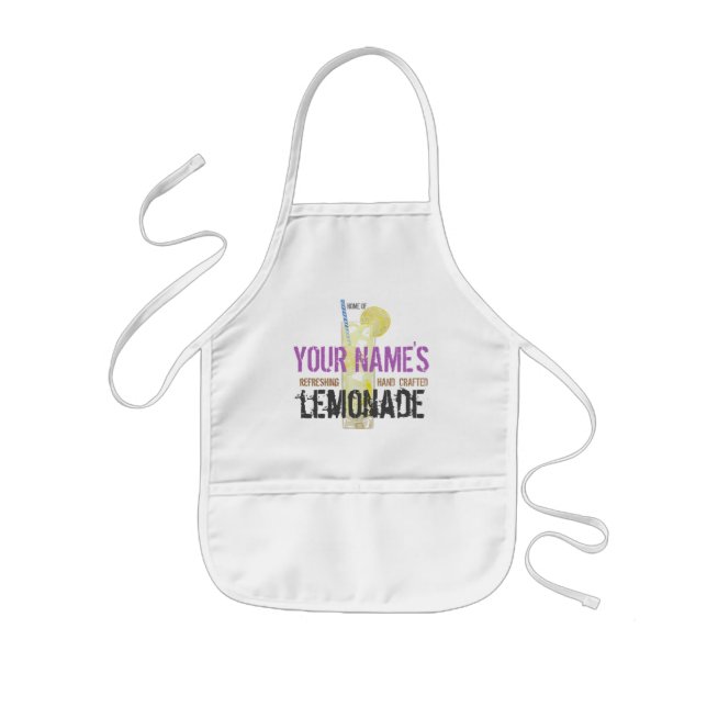Delantal Infantil Personalizada de Lemonade (Frente)