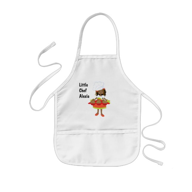 Delantal Infantil Personalizado Chica Toddler (Frente)