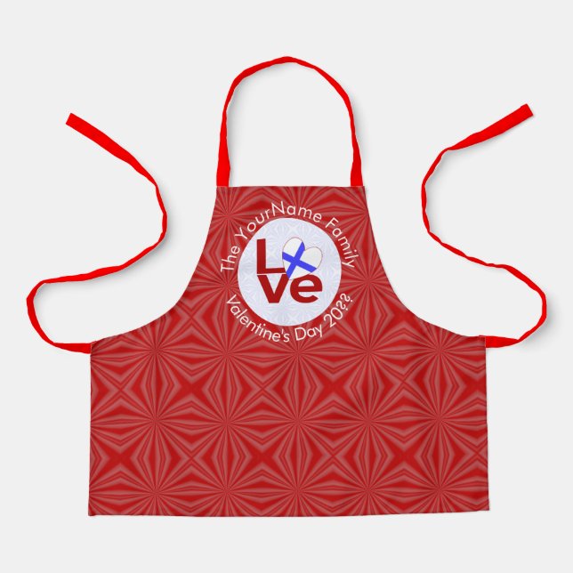 Delantal infantil personalizado con bandera de Fin (Anverso)