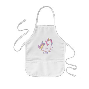 Delantal Infantil Personalizado con unicornio mágico