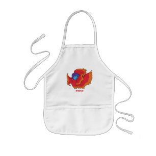 Delantal Infantil Personalizado de betas de pescado de los cimbros