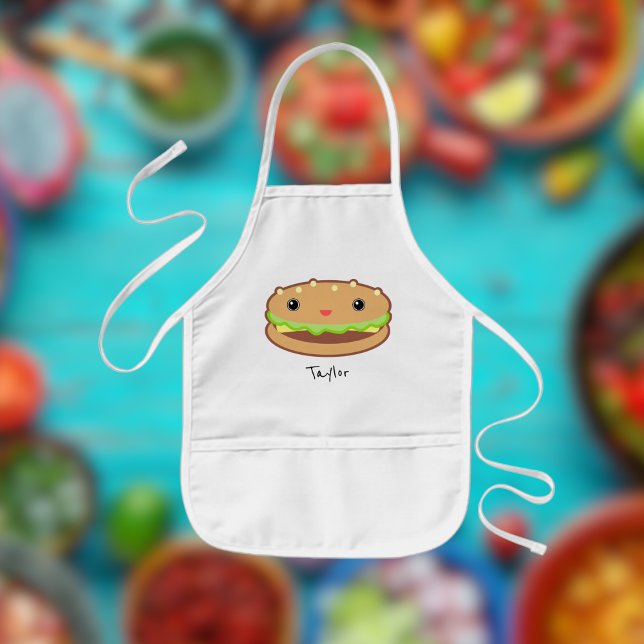 Delantal Infantil Personalizado de Cheeseburger (Subido por el creador)
