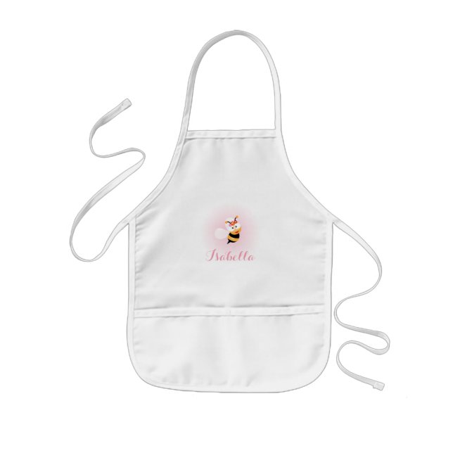 Delantal Infantil Personalizado de miel de abeja (Frente)