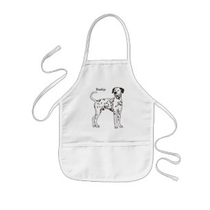 Delantal Infantil Personalizado de perro dalmatiano