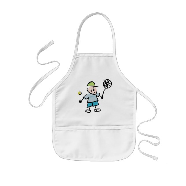 Delantal Infantil Personalizado de tenis Apron (Frente)