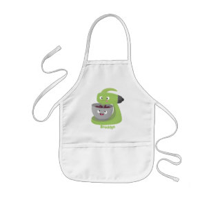 Delantal Infantil Personalizado de utensilios de cocina para mezclad