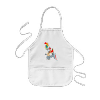 Delantal Infantil Personalizado educada Bremen Town Musicians Kids A
