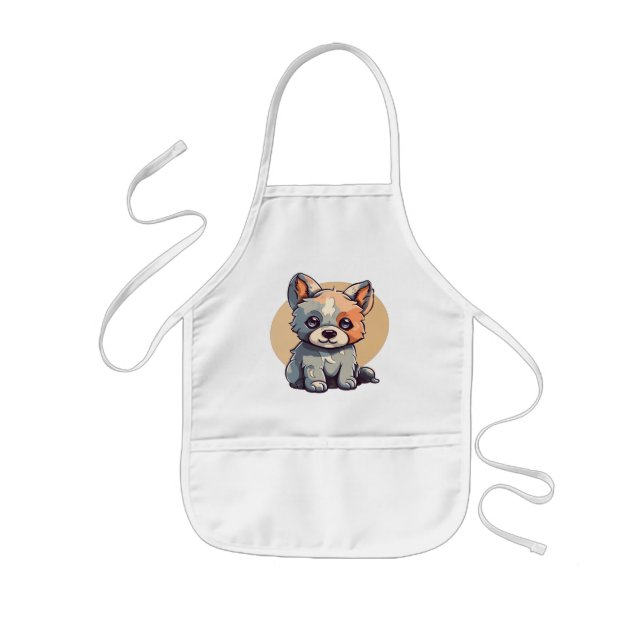 DELANTAL INFANTIL PERSONALIZADO PUPPY (Frente)