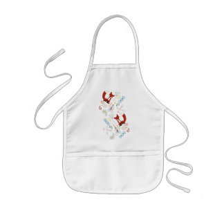 Delantal Infantil Personalizar el modelo moderno de Fox Woodland