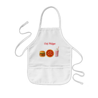 Delantal Infantil Personalized kid apron, custom name kid apron