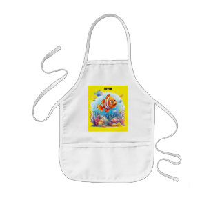 DELANTAL INFANTIL PESCADOS COLORIDOS PARA NADAR