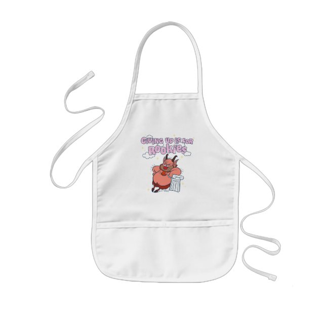 Delantal Infantil Phil - Giving Up is for Rookies Kids' Apron (Frente)