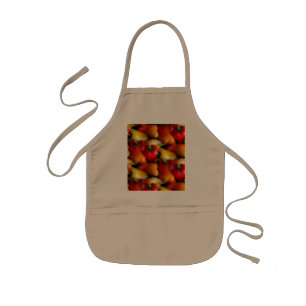 Delantal Infantil Pimientos rojos y amarillos