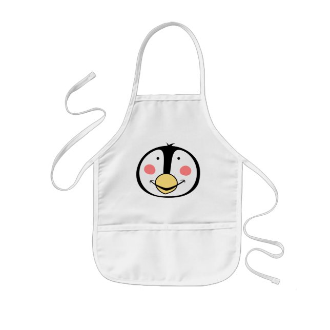 Delantal Infantil Pingüino (Frente)