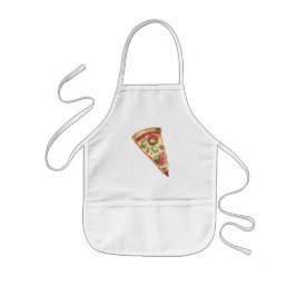 Delantal Infantil pizza de rebanada acuática