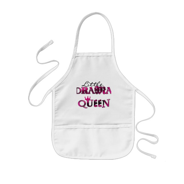 Delantal Infantil Pocas camisetas y regalos de la reina del drama (Frente)