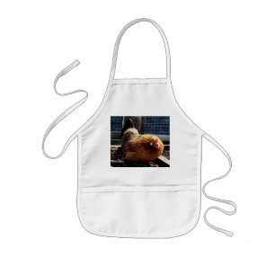 Delantal Infantil pollo naranja