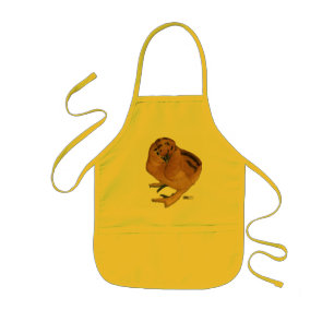 Delantal Infantil Pollo Rojo Silkie