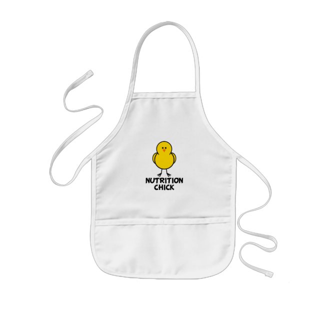 Delantal Infantil Polluelo de la nutrición (Frente)