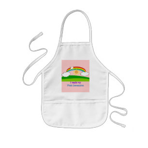 Delantal Infantil Primeras camisetas y regalos de la comunión de lo