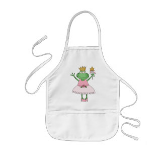 Delantal Infantil Princesa Apron de la rana